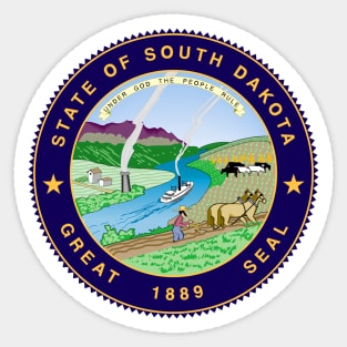 South Dakota Coat of Arms Sticker